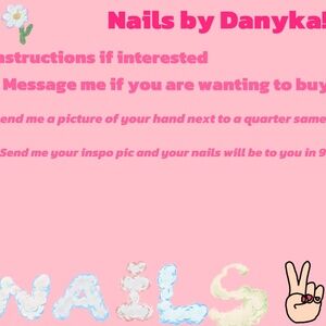 Custom handmade press on nails!